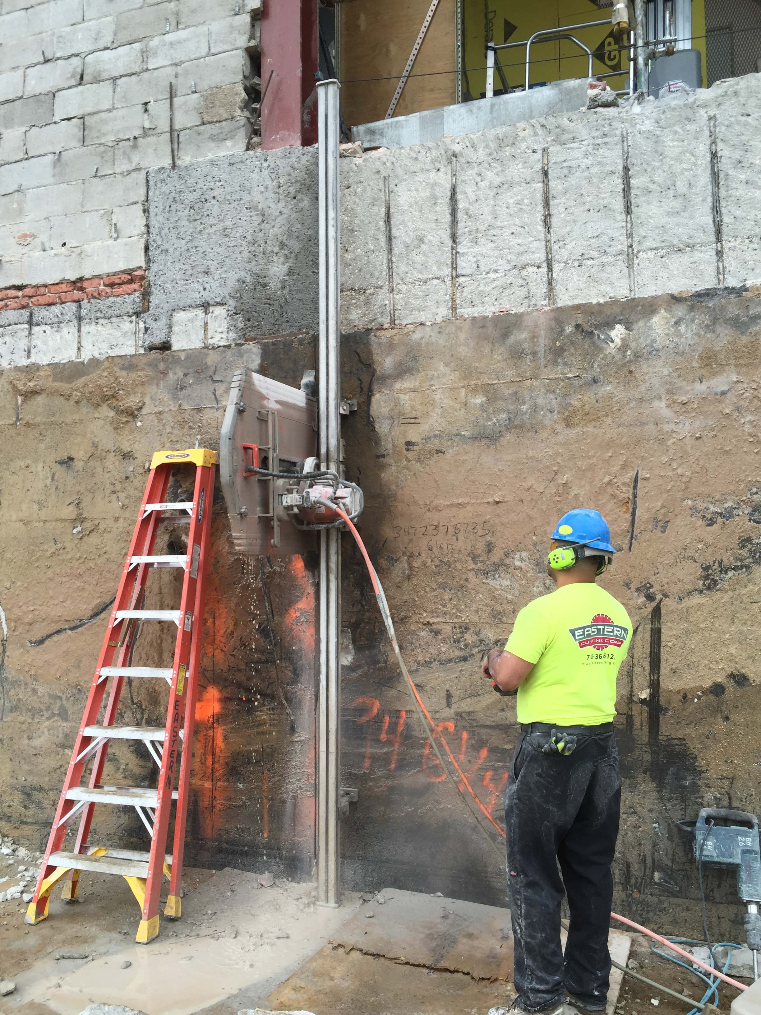 Wall Sawing Services Concrete Cutting & Breaking Concrete Construction